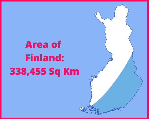 Area of Finland compared to Scotland