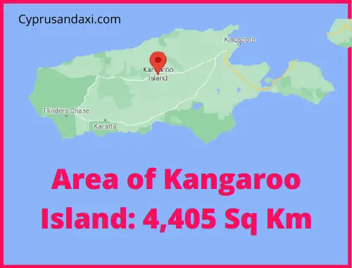 Area of Kangaroo Island compared to Malta