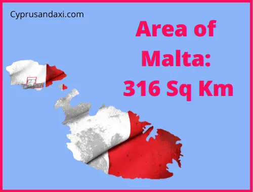 Area of Malta compared to Zimbabwe