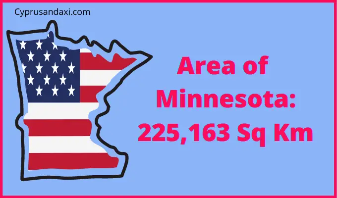 Area of Minnesota compared to England