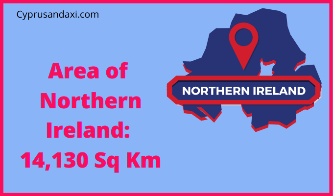 Area of Northern Ireland compared to Iowa