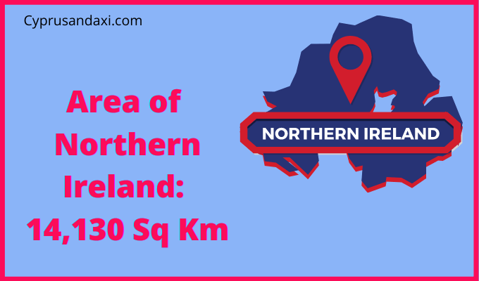Area of Northern Ireland compared to Slovakia