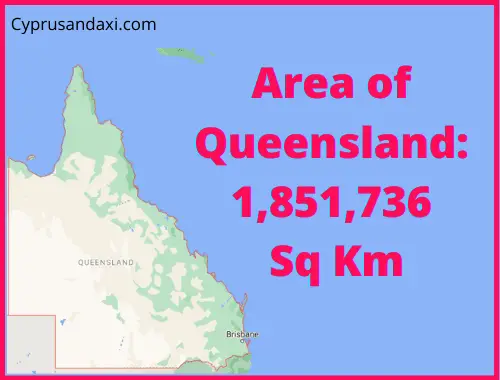 Area of Queensland compared to Malta