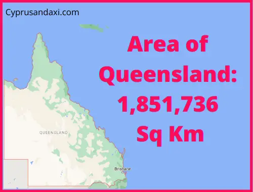 Area of Queensland compared to Northern Ireland