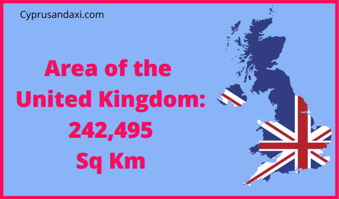 Area of the UK compared to Arizona