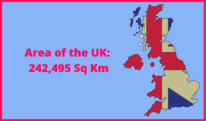 Area of the UK compared to Malaysia