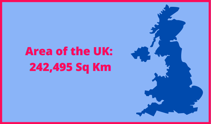 Area of the UK compared to Singapore