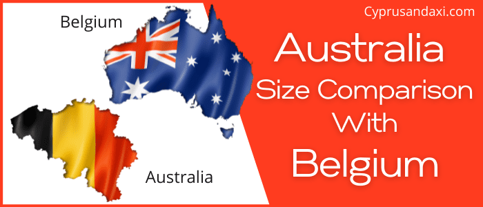 Is Australia Bigger than Belgium