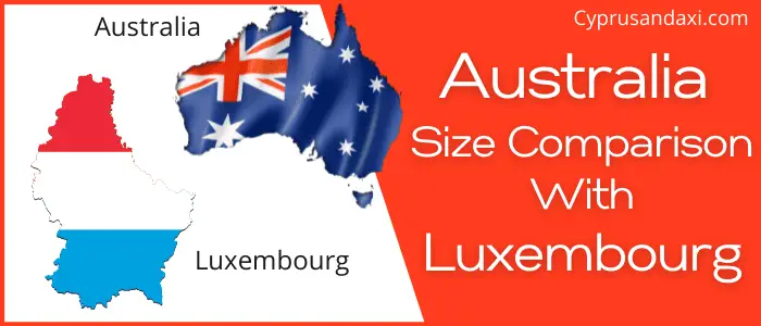 Is Australia Bigger than Luxembourg