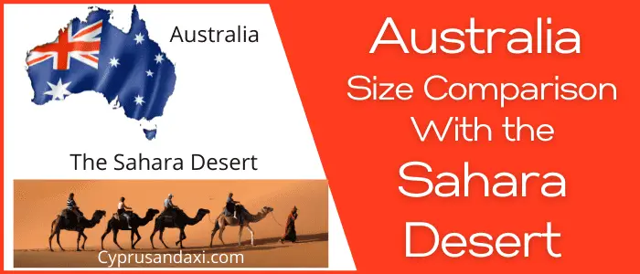 Is Australia Bigger than the Sahara Desert