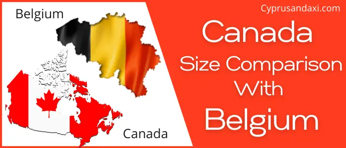 Is Canada Bigger Than Belgium