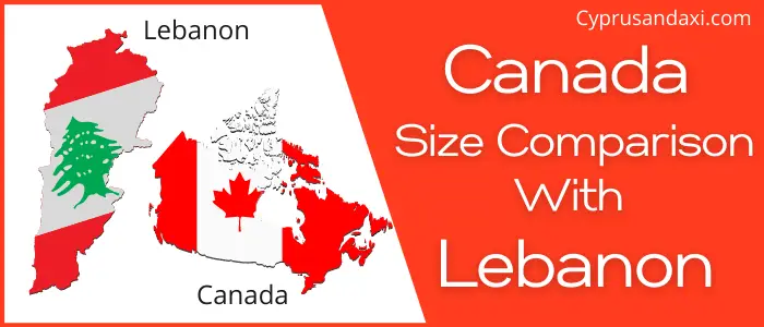 Is Canada Bigger Than Lebanon