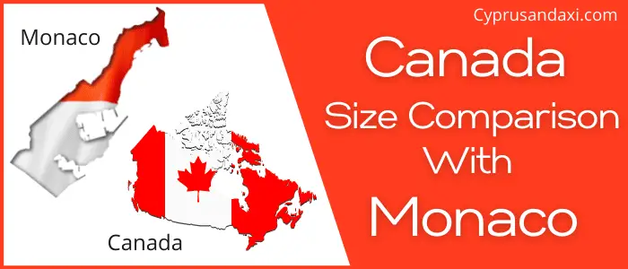 Is Canada Bigger Than Monaco