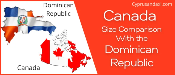 Is Canada Bigger the Dominican Republic