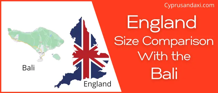 Is England Bigger than Bali