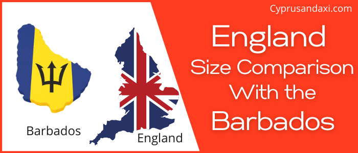 Is England Bigger than Barbados