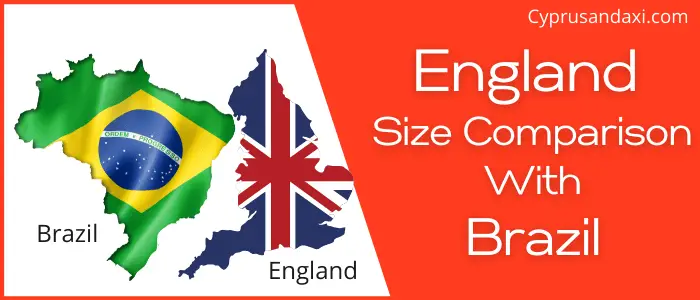 Is England Bigger than Brazil