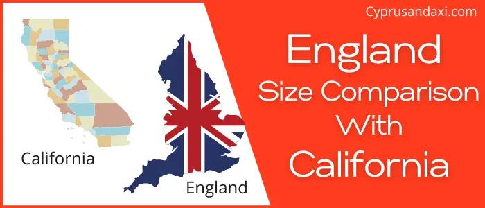 Is England Bigger than California