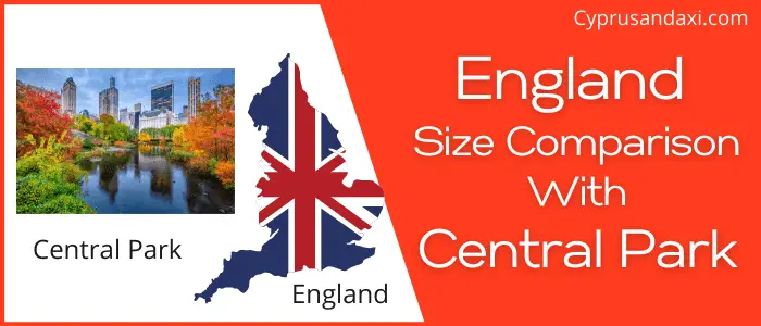 Is England Bigger than Central Park