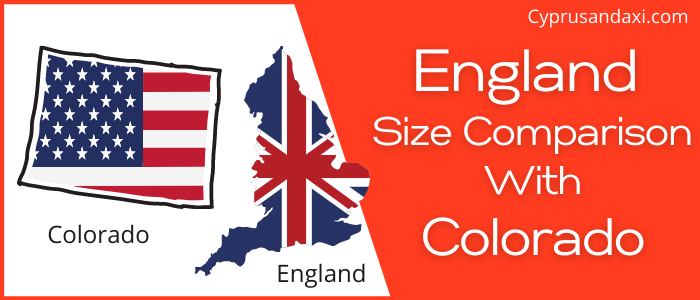Is England Bigger than Colorado