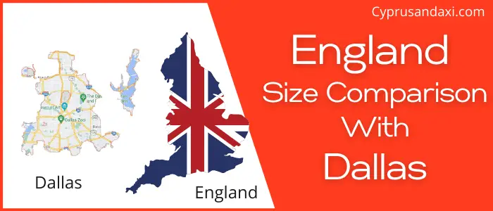 Is England Bigger than Dallas