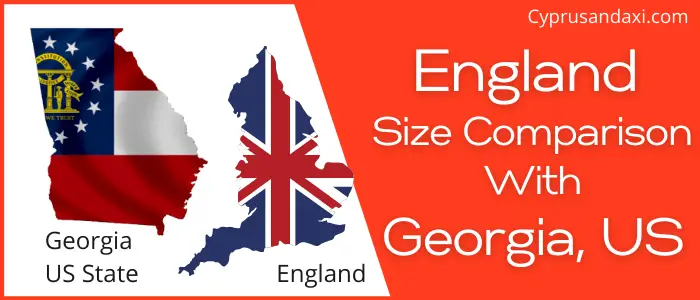 Is England Bigger than Georgia US State