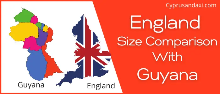 Is England Bigger than Guyana
