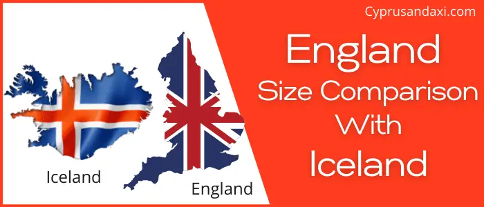 Is England Bigger than Iceland