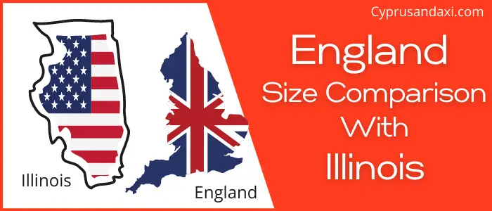 Is England Bigger than Illinois