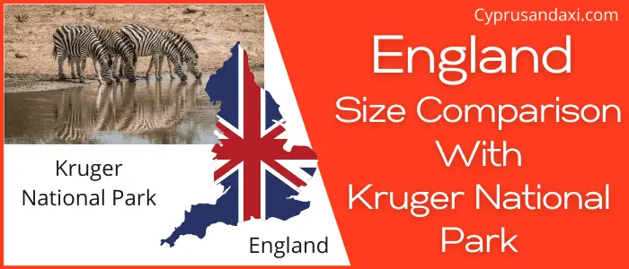 Is England Bigger than Kruger National Park