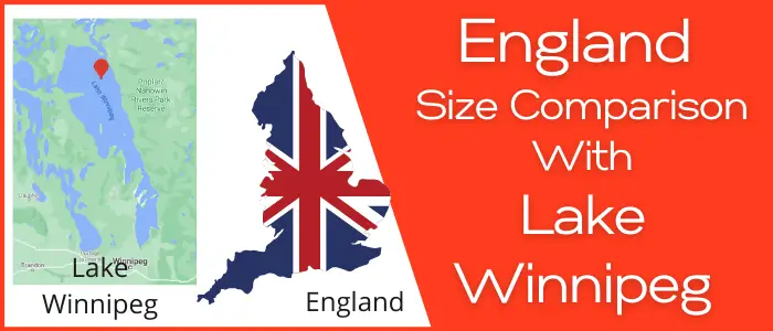 Is England Bigger than Lake Winnipeg