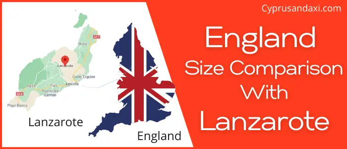 Is England Bigger than Lanzarote