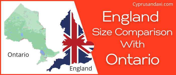 Is England Bigger than Ontario
