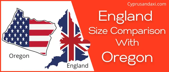 Is England Bigger than Oregon