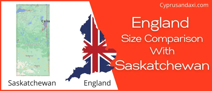 Is England Bigger than Saskatchewan