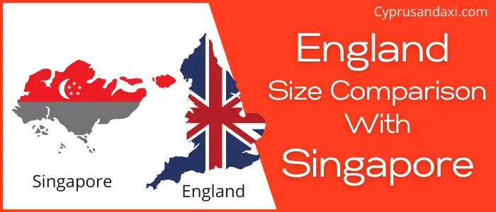 Is England Bigger than Singapore