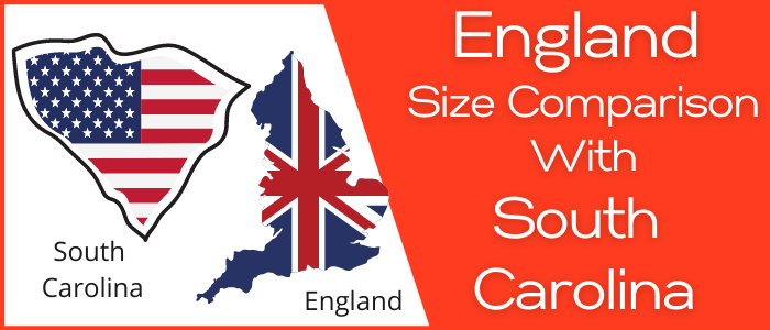 Is England Bigger than South Carolina