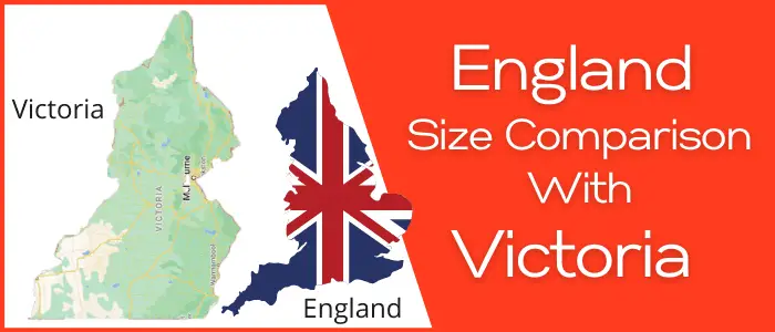 Is England Bigger than Victoria Australia