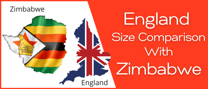 Is England Bigger than Zimbabwe