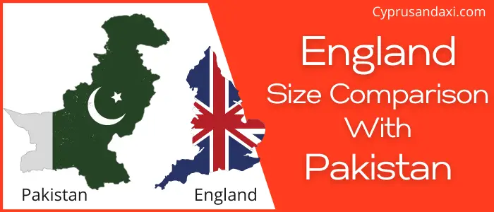 Is England bigger than Pakistan