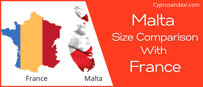 Is Malta Bigger than France