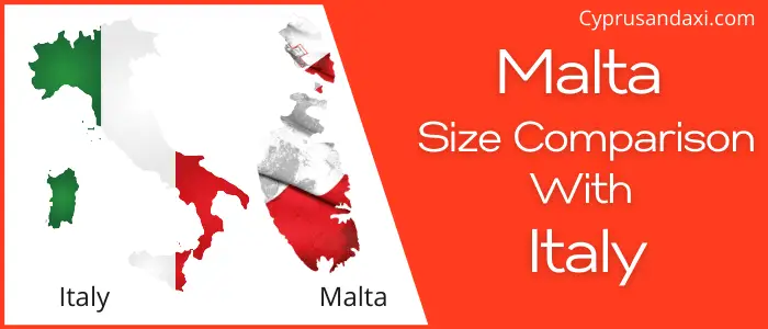 Is Malta Bigger than Italy