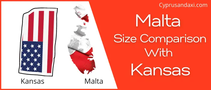 Is Malta Bigger than Kansas