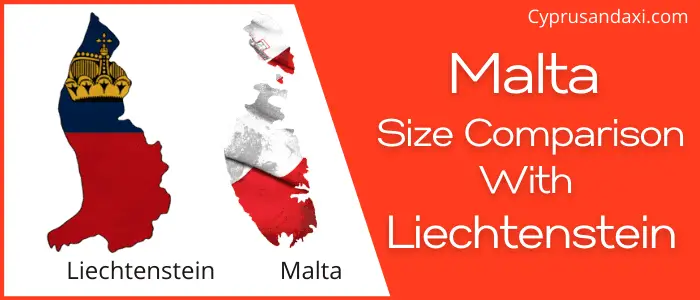 Is Malta Bigger than Liechtenstein