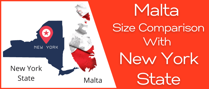 Is Malta Bigger than New York State