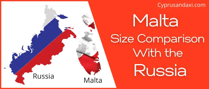 Is Malta Bigger than Russia