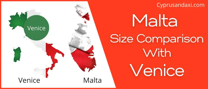 Is Malta Bigger than Venice
