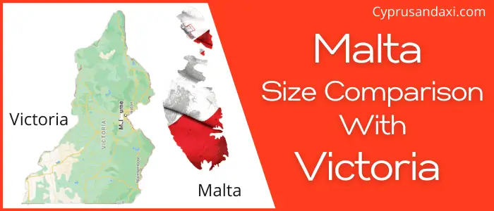 Is Malta Bigger than Victoria Australia