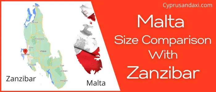 Is Malta Bigger than Zanzibar