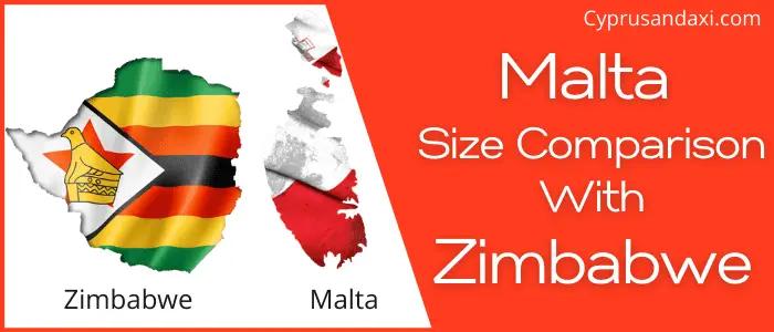 Is Malta Bigger than Zimbabwe